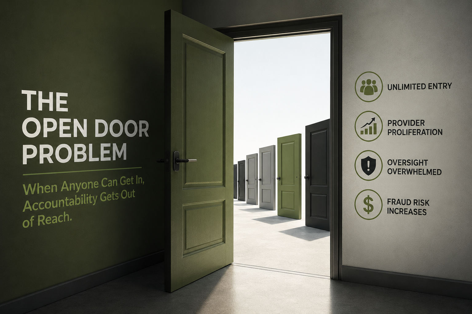 THE OPEN DOOR PROBLEM: Why States Must Adopt Need-Review Requirements for Home Health, Hospice, and Community-Based Waiver Providers